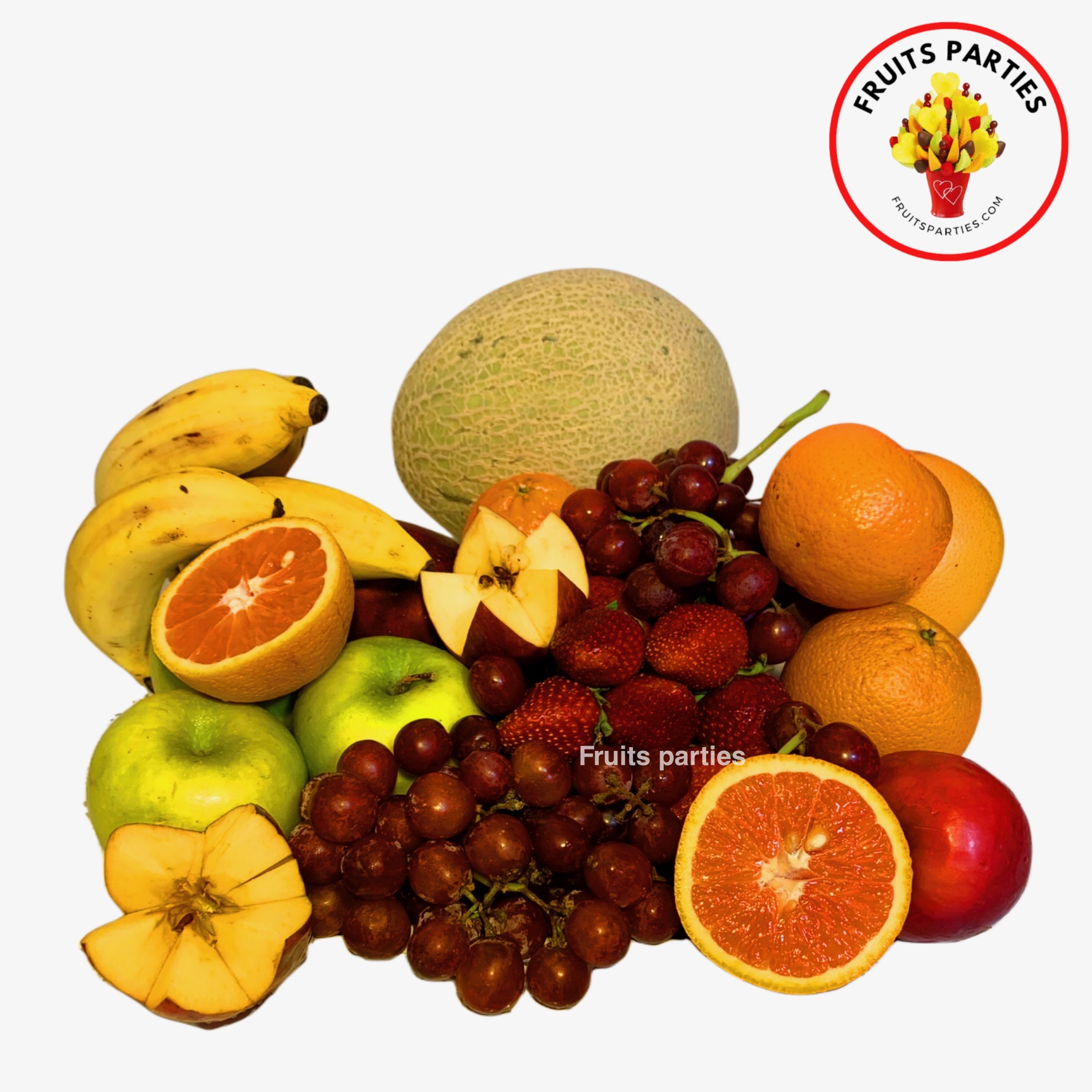 ASSORTED CHRISTMAS WHOLE FRUITS BASKET