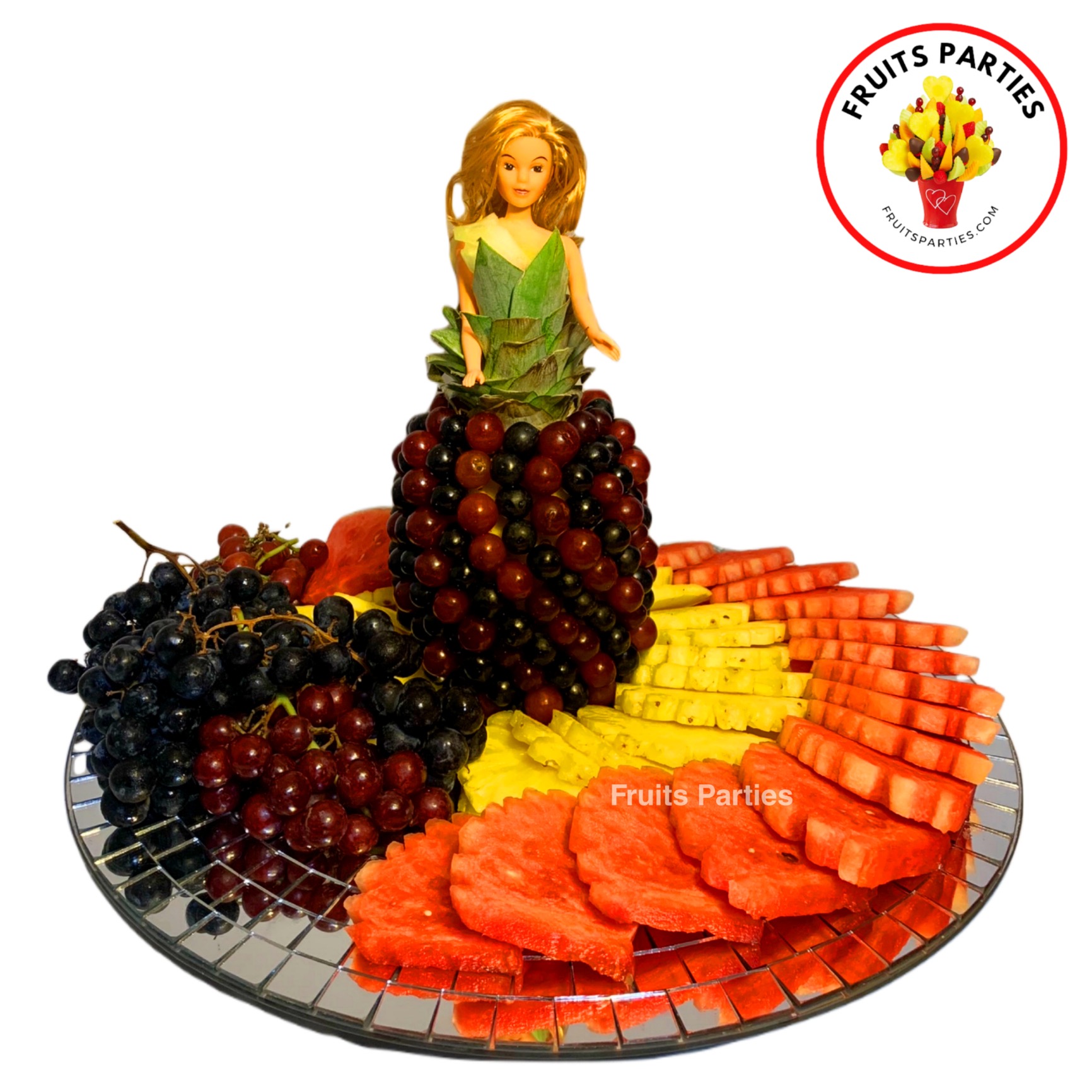 Pineapple Doll Fruits Party Platter